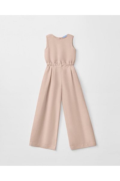 Magu Girl's Cotton Tank Top and Wide Leg Pants Set - Summer Elegance