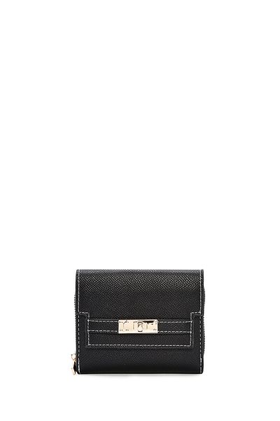 Derimod Women's Black Printed Wallet 000A2D5619Cv