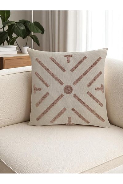 Home Bohemian Special Design Punch Embroidered Throw Pillow Cover-M3
