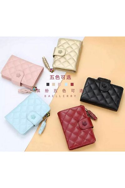 Generic Women's wallet with multiple compartments - pink