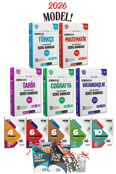 Pegem Akademi Yayıncılık 2026 Kpss Gygk Pegem Ezberbozan 5'li Soru Bankası Se...