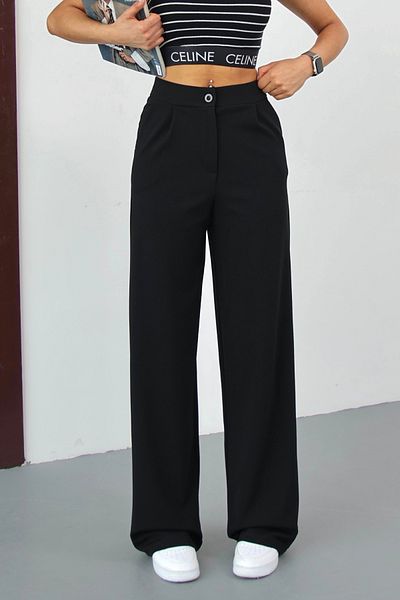 alanora Women's Lycra Loose Wide Leg Palazzo Trousers