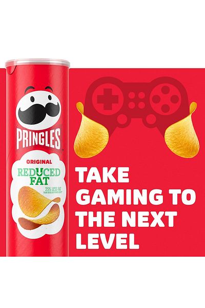 Pringles Reduced Fat Original Potato Crisps 4.9 oz 140 g Original Usa