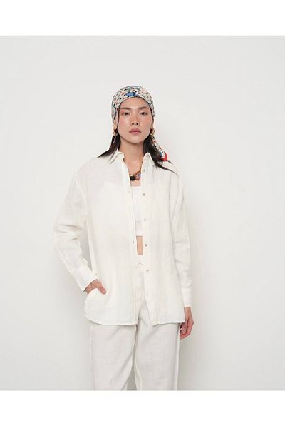 Butik Ecru Cotton Linen Set