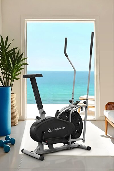 Triathlon T-224 Eliptik Kondisyon Bisikleti / Lcd Gösterge (HIZ-MESAFE-KALORİ-ZAMAN) / Ayarlanabilir Sele