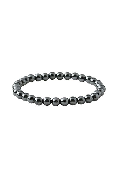 OSMANLI DOĞAL TAŞ Hematite 6mm Natural Stone Bracelet
