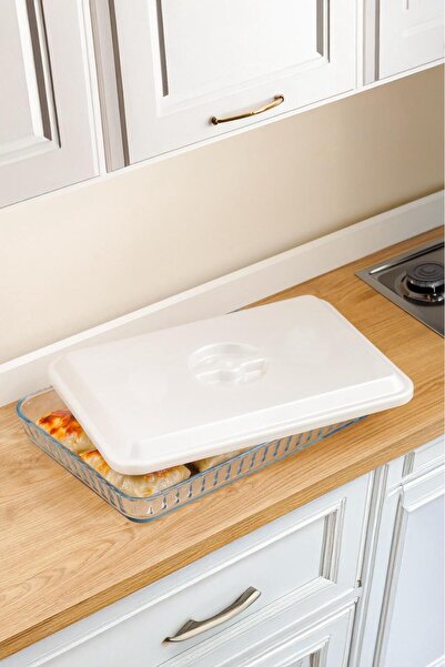 Bambus Home Plastic Rectangular Pyrex Cover