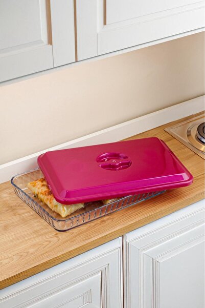 Bambus Home Plastic Rectangular Pyrex Cover