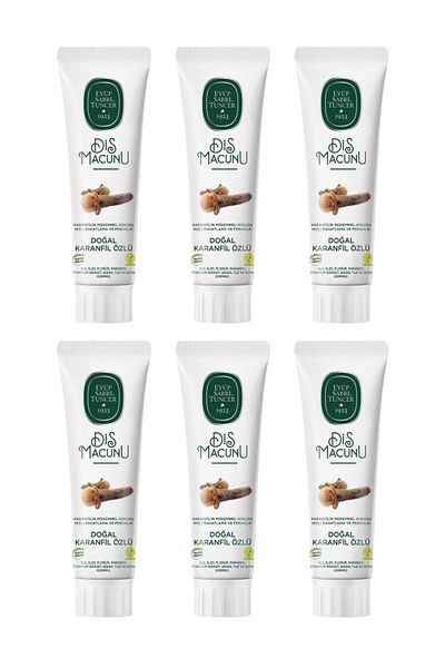 Eyüp Sabri Tuncer Natural Clove Extract Toothpaste 6 X 90 ml