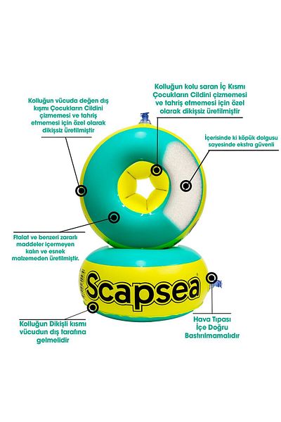 scap sea Scapsea Swimming Arm for Children 15kg - 35kg