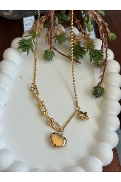 Brillo تيفاني القلب قلادة الصلب بالون