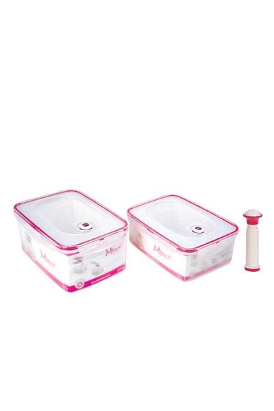 Moonstar Vacuum Airtight Storage Container 2.5 3.25 Lt St188 Pump