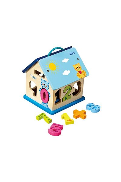 Bigpoint Hongji Educational and Intelligence Game Wooden Figure Find-And-Take House 93754