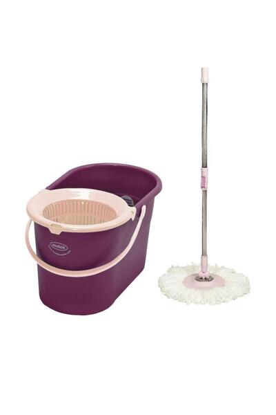 Motek Ultra Mop Set Pratik Temizlik Seti Mürdüm-Şampanya