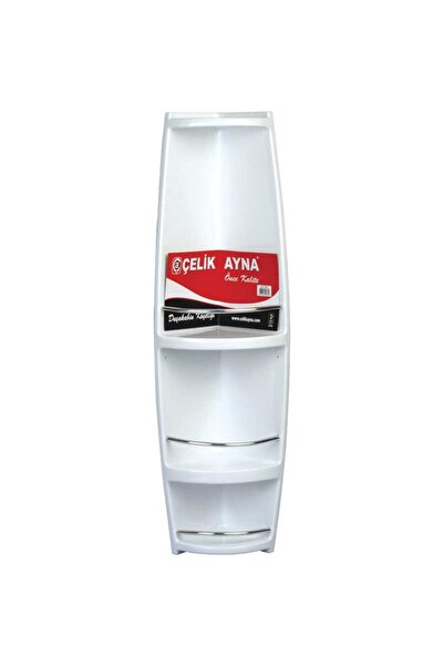 Geseus Çelik Ayna Duşakabin köşeliği banyo köşeliği büyük boy şampuanlara öze...