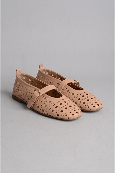 SEÇ KUNDURA حذاء باليرينا من الجلد الطبيعي - الاختيار 8034