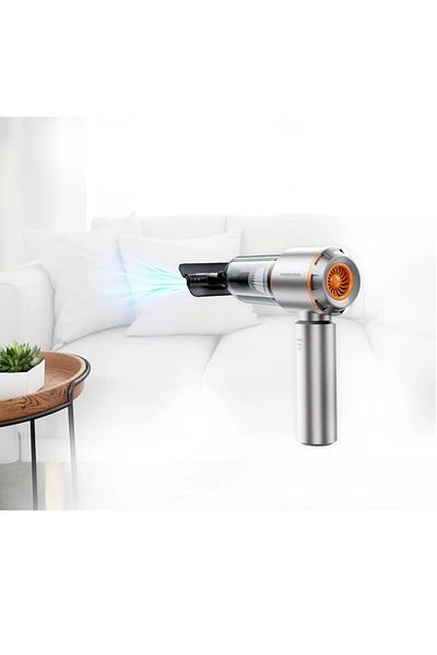 porodo Lifestyle 2in1 Portable Vacuum Cleaner and Air Duster - Black