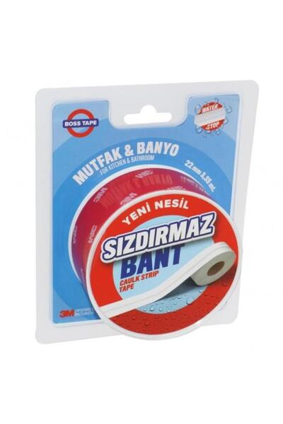 3M Su Sızdırmaz Bant Mutfak Lavabo Pencere Tezgah Sızdırmazlık Bandı 22mmX3,3...