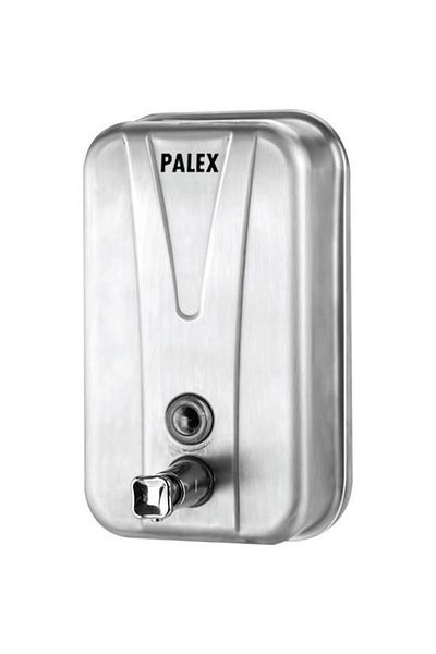 Palex Stainless Steel Liquid Soap Dispenser 1000 Cc Top Filling-3804-1
