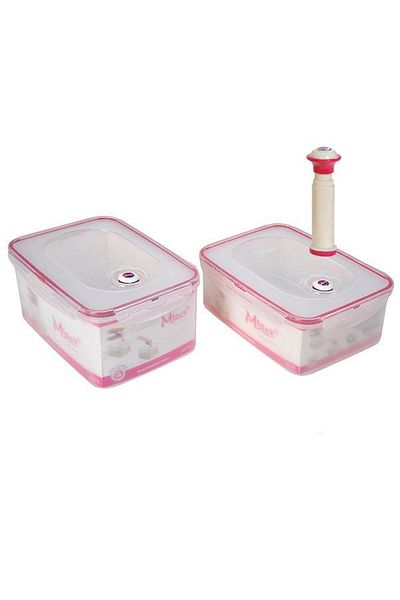 Moonstar Vacuum Airtight Storage Container 2.5 3.25 Lt St188 Pump