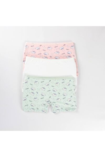 yagmurgiyim Діамантовий змішаний візерунок, 3-комплект боксерів для дівчаток ...