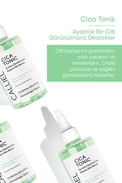 CALLİEL Hassas Ciltler İçin Yatıştırıcı Cilt Bariyeri Onarıcı Cica Tonik 200 Ml