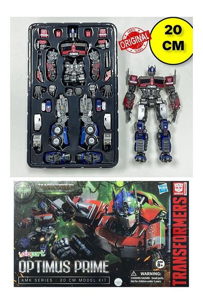 Art Tone Başel Transformers Rise of the Beasts Amk Series Optimus Prime Model Kit 20 cm 8+