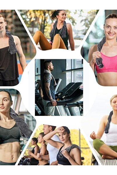 embays collection (12 броя) Микрофибърна кърпа 50x90 см, кърпа за бръснар, кърпа за фризьор, спортна кърпа, кърпа за ръце и лице