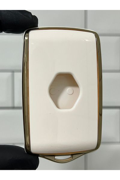 BARKAS ELEKTRONİK Dacia Duster Sandero III Sandero Nano Key Case with Stepway Card White