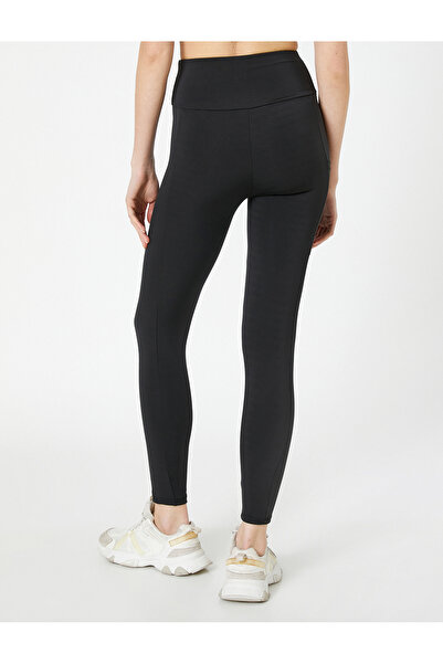 Koton Základní sportovní legíny s vysokým pasem s prošíváním