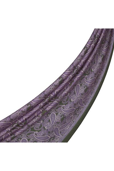 ipekevi İpekevi Side Stripe Shawl Pattern Four Seasons Shawl