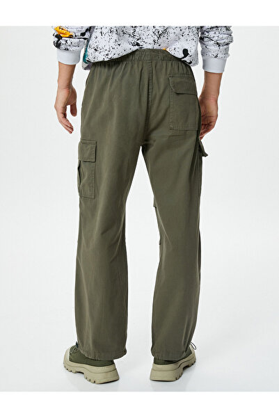 Koton Παντελόνι Parachute Loose Cut with Stopper Λεπτομέρεια Cargo Pocket