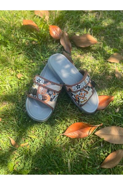 özgün adım Polialabo Roller Velcro Beach Daily Lux Eva Slippers