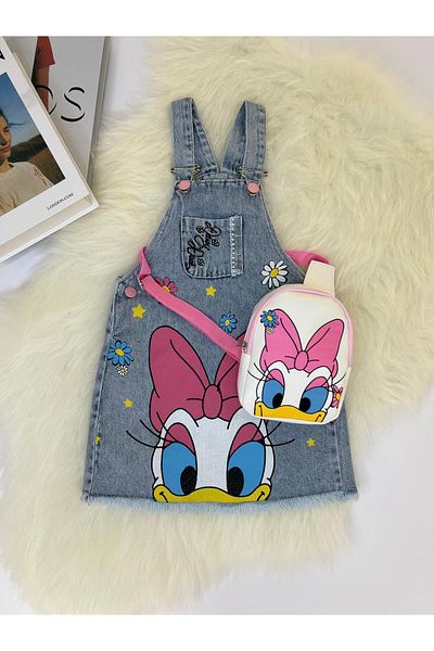 Mislina Combinație de geantă din denim cu imprimeu Daisy