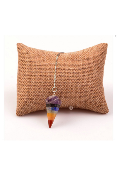 Taş-Mir 7 Çakra Doğal Taş Pandül Sarkaç