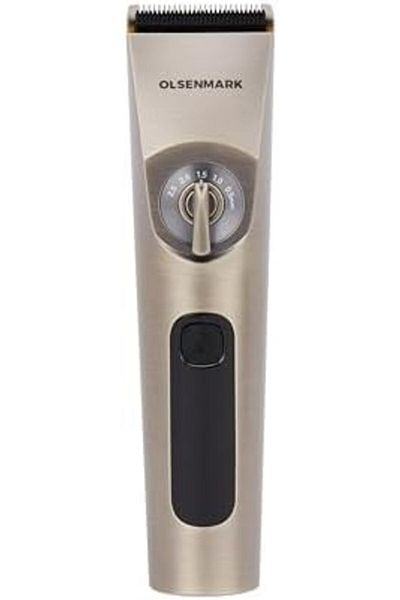 Olsenmark Professional Hair And Beard Trimmer, Cordless, Waterproof, Usb Rechargeable, Led Display