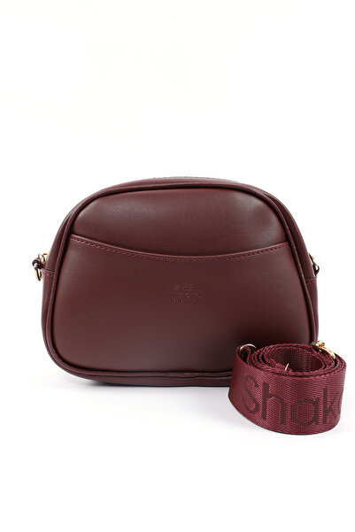 SHAKA Geantă de umăr din piele artificială SHK194 cu fermoar și 2 compartimen...