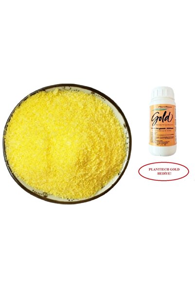 GrowUpSmart 20-10-20 Me Npk Gübresi (1 KG)-p.gold (80 CC) Organik Silikon Yap...
