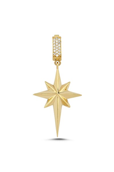 Çgk Çiğdem Gürel Kuyumculuk 14 Ayar Kuzey Yıldızı Altın Kolye Ucu