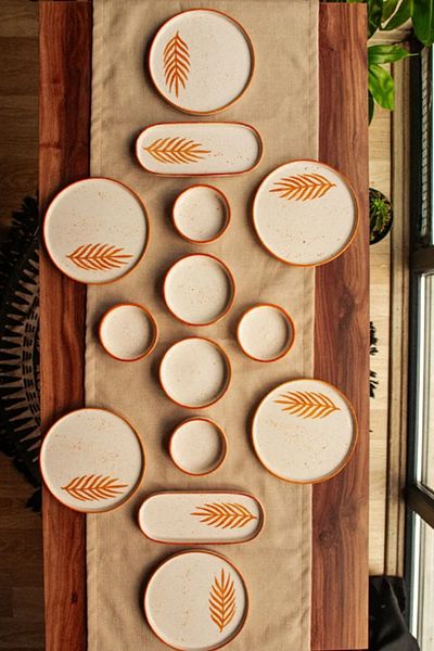 Lileria Başak Handmade 14 Piece Breakfast Set for 6 People