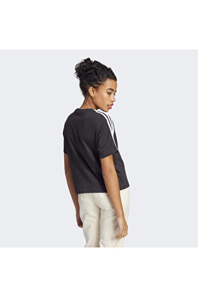 adidas Essentials 3-stripes Single Jersey Crop Üst