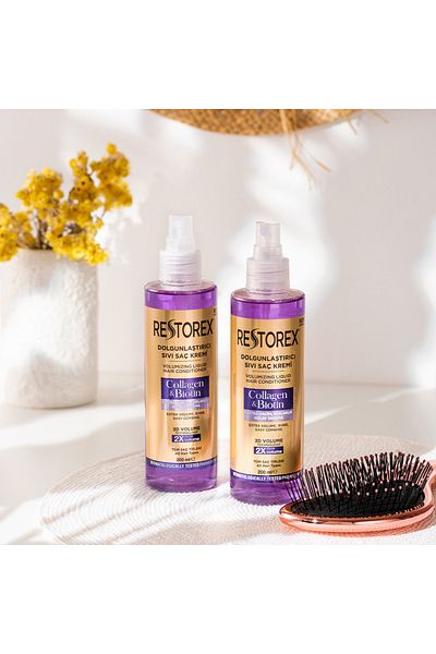 Restorex Plumping tekutý kondicionér kolagén a biotín 200 ml
