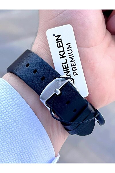 Daniel Klein Men's Watch with 3 Atm Leather Band - Calendar Dial, for Engagement and Groom Edk.13819.6