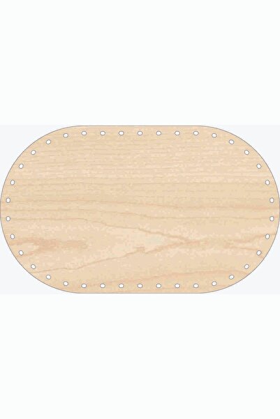 SUN LAZER Rattan Örgü Plakası Oval 30x18 Banu (AKÇA AĞAÇ)