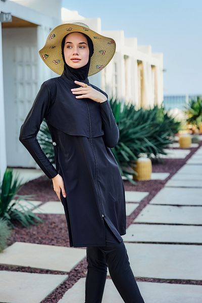 Remsa Mayo Μαγιό Nurten Hijab - Μπροστινό κάλυμμα και αλεξίπτωτο πλήρως καλυμμένο