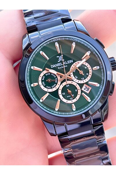 Daniel Klein Özel Deri Kutulu Çelik Kordon Iç Fonksiyonları Aktif 3 Atm Suya Dayanıklı Erkek Kol Saati