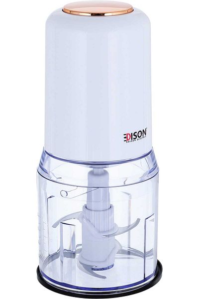 Edison Edison Electric Vegetable Slicer, 0.5 Liters, 4 Blades, White, 400 Watts