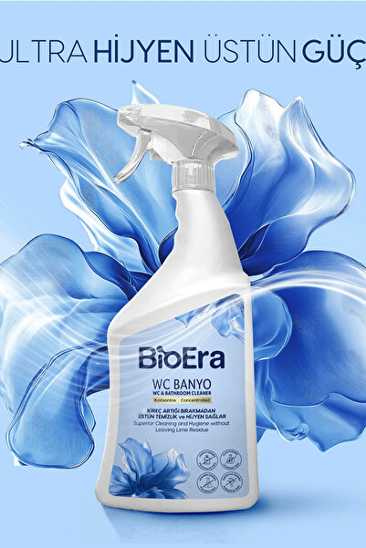 BioEra Tuvalet & Banyo Leke, Kireç Temizleyici Ultra Hijyen Konsantre Sprey 7...