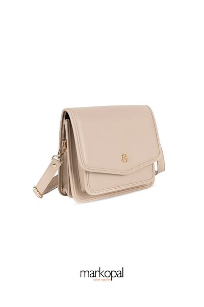 MORCA Classic Women's Cross Shoulder Bag Izg2301-1 Beige