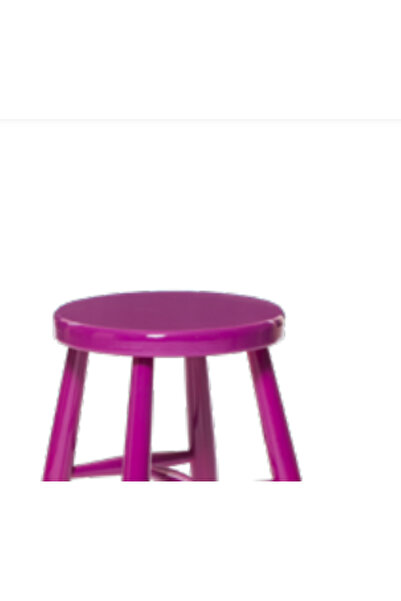 BENGİ TİCARET TABURE1929 Zus 2304 Klasik Model Ahşap Kayın Mor Boya Cafe Yuva...